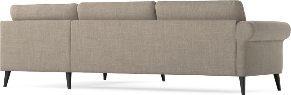 Bridge - 3-sits soffa med divan höger - Beige