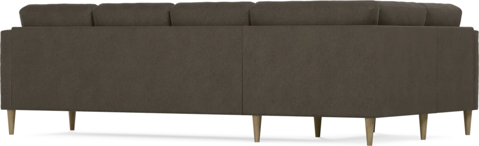 Eden - Hörnsoffa, 1+3-sits - Brun