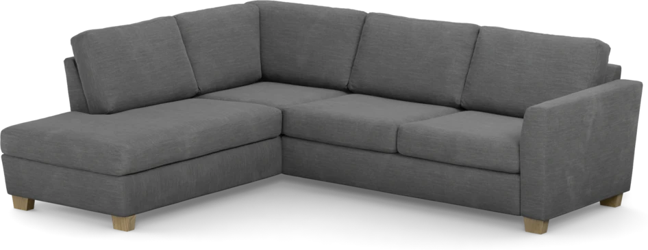 Friday - 2,5-sits soffa med divan vänster - Grå