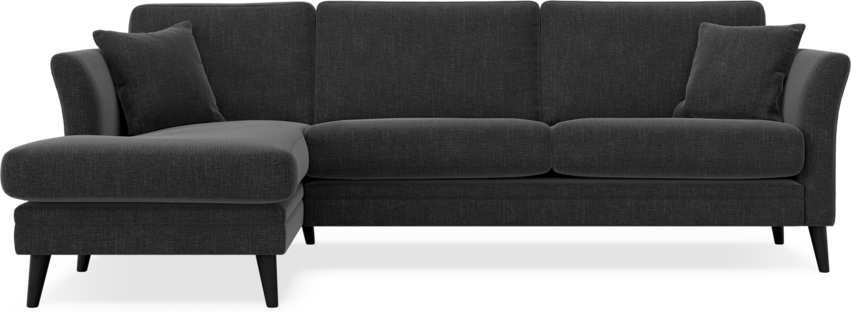 Eden - 2,5-sits soffa med schäslong - Grå
