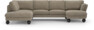 Madison Lux - 2-sits soffa med divan vänster och schäslong höger - Beige