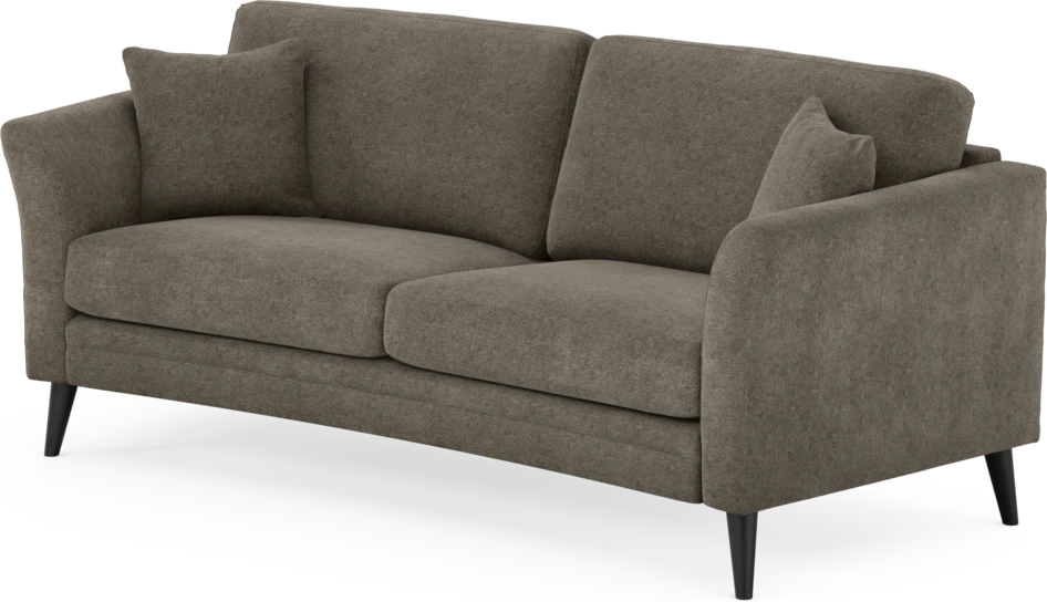 Eden - 2,5-sits soffa svängd - Brun