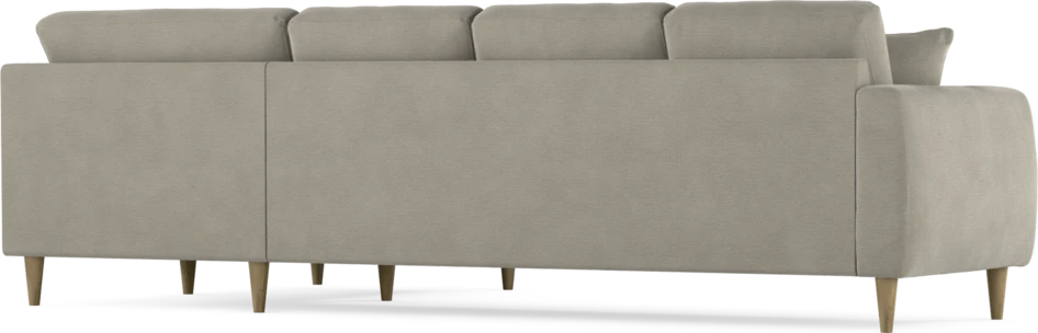 Eden - Hörnsoffa, 3+1-sits - Brun