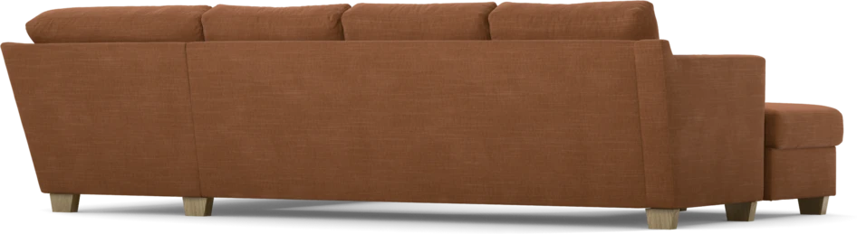 Friday - 3-sits soffa med schäslong vänster och divan höger - Orange
