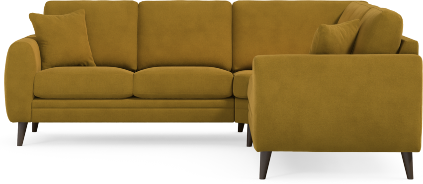 Eden - Hörnsoffa, 2+2-sits - Gul