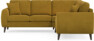 Eden - Hörnsoffa, 2+2-sits - Gul