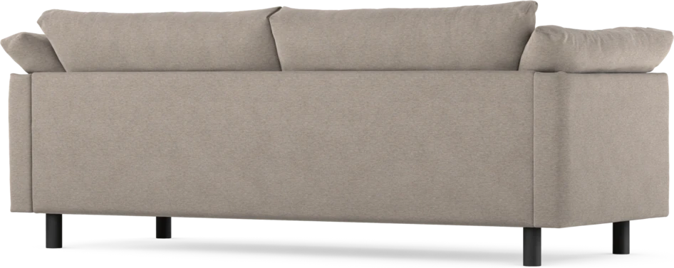 Cherrie - 3-sits soffa, hel dyna, fast klädsel - Beige