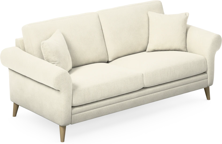 Eden - 2,5-sits soffa - Vit