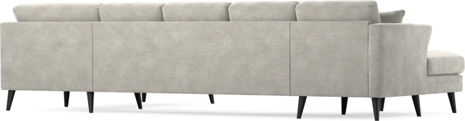 Eden - 3-sits soffa med schäslong vänster och divan höger - Grå