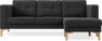 Rio - 3-sits soffa med schäslong höger - Grå