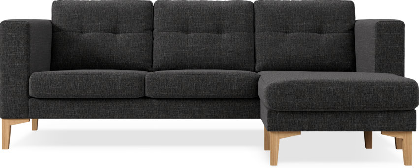 Rio - 3-sits soffa med schäslong höger - Grå