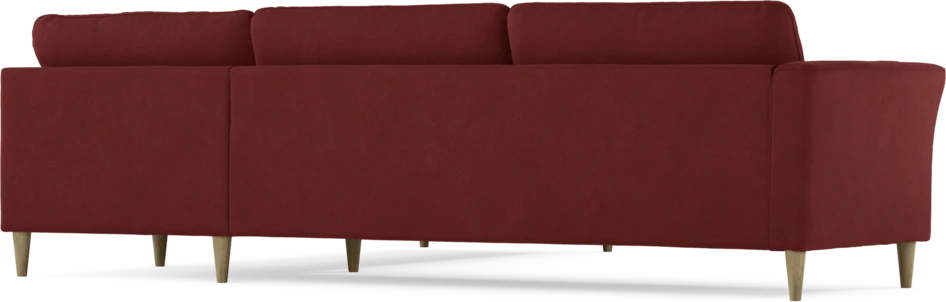 Bridge - Hörnsoffa, 3+2-sits - Röd