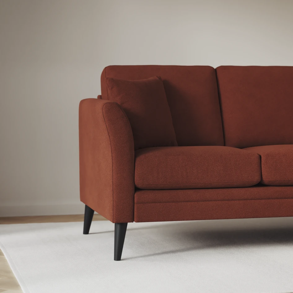 Eden - Hörnsoffa, 2+3-sits - Orange