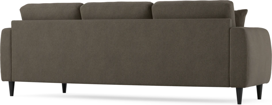 Eden - 3-sits soffa svängd - Brun