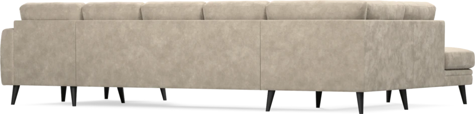 Eden - 3-sits soffa med divan vänster och schäslong höger - Beige