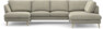 Madison - 2-sits soffa med schäslong vänster och divan höger - Beige