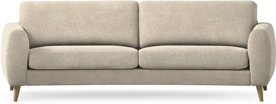 Bridge - 3-sits soffa svängd - Beige