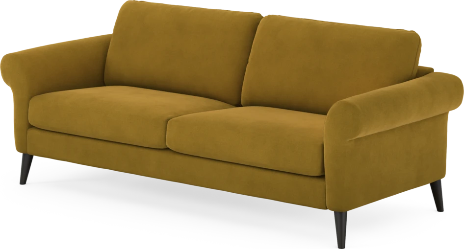 Bridge - 3-sits soffa - Gul