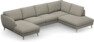 Madison Lux - 2-sits soffa med schäslong vänster och divan höger - Grå