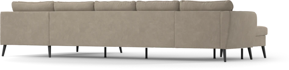 County - 4-sits soffa med schäslong vänster och divan höger - Beige