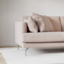 Harper - 3-sits soffa med divan höger - Rosa