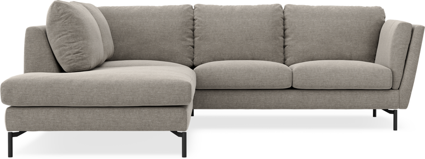 Madison - 2-sits soffa med divan vänster - Grön