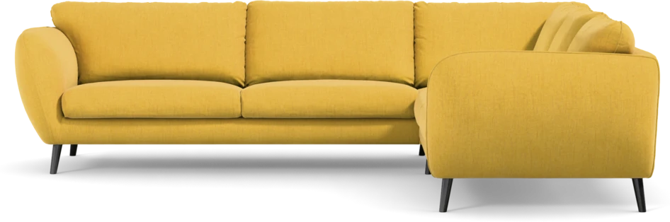 Madison Lux - Hörnsoffa 3+2-sits, hörn 1 - Gul