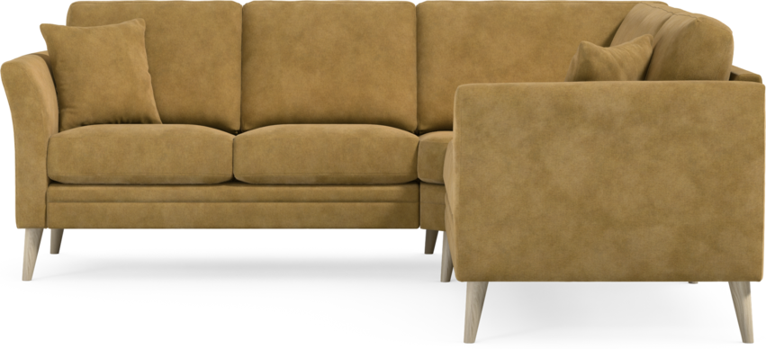 Eden - Hörnsoffa, 2+2-sits - Gul