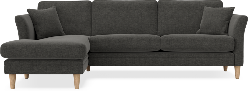 Eden - 2,5-sits soffa med schäslong - Grå