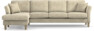 Eden - 3-sits soffa med schäslong - Beige