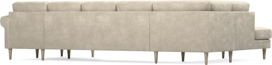 Eden - 3-sits soffa med divan vänster och schäslong höger - Beige