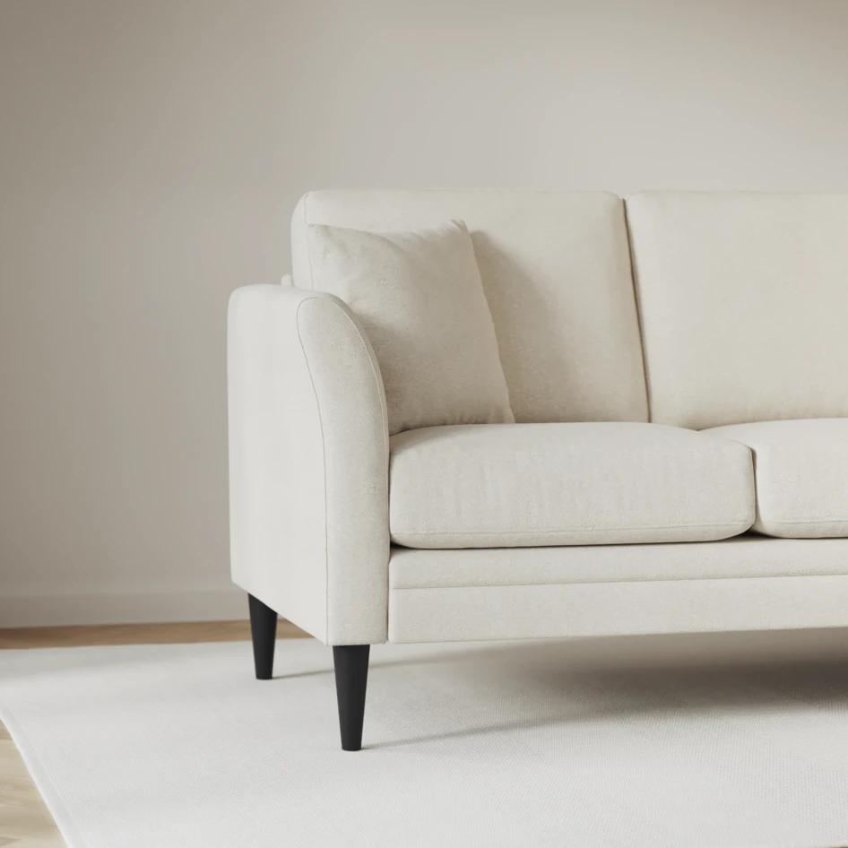 Eden - 2,5-sits soffa - Vit