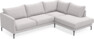 Impression - 3-sits soffa med divan höger - Grå