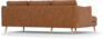 Madison Lux - 2-sits soffa med schäslong vänster - Orange