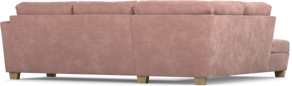 Friday - 2,5-sits soffa med divan vänster - Rosa