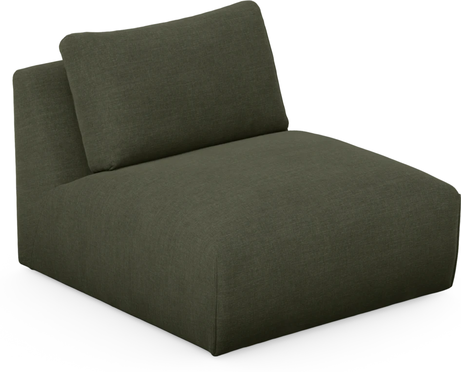 Free - 1,5-sits utan armstöd - Grön