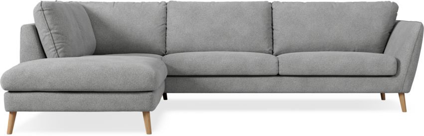 Madison Lux - 3-sits soffa med divan vänster - Vit