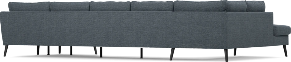 County - 4-sits soffa med divan vänster och schäslong höger - Blå