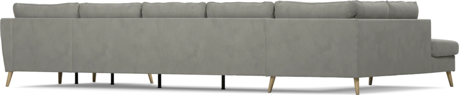 County - 4-sits soffa med divan vänster och schäslong höger - Grå