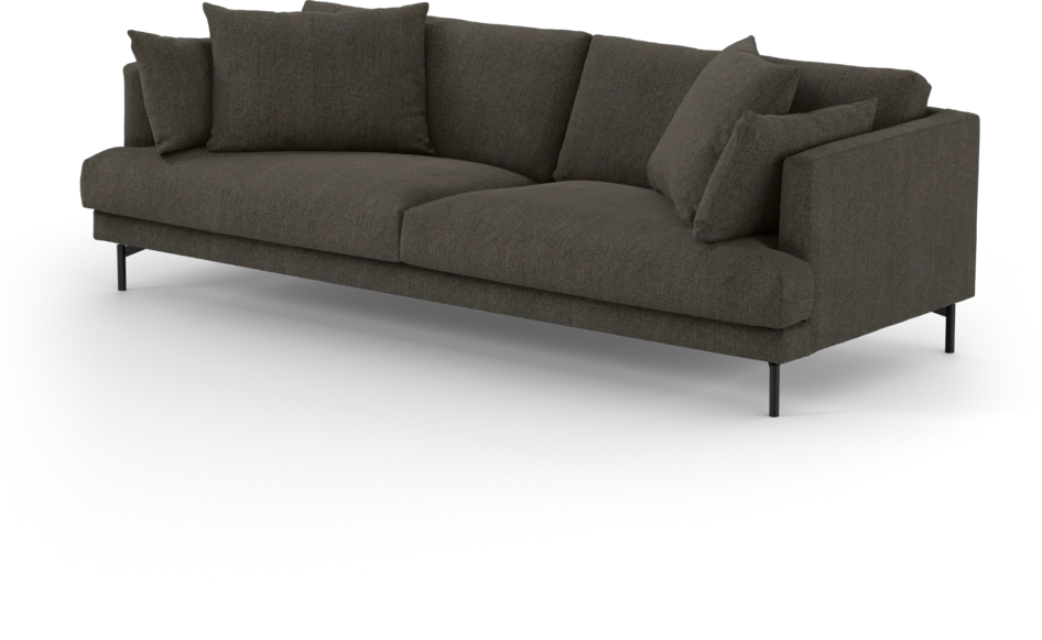 Harper - 4-sits soffa - Brun