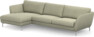 Madison Lux - 3-sits soffa med schäslong vänster - Grön