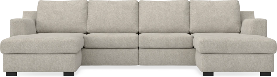 Friday - 2-sits soffa med två schäslonger - Beige