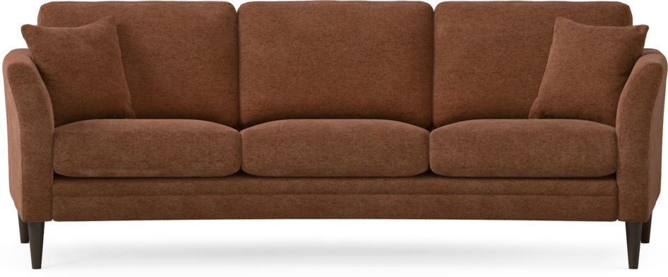 Eden - 3-sits soffa svängd - Orange