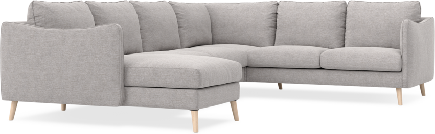 Madison - Hörnsoffa med schäslong vänster - Beige
