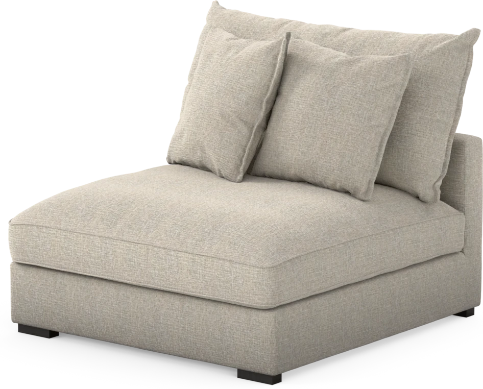 Rossi - 1,5-sits utan armstöd - Beige