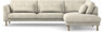 Willow - 3-sits soffa med divan höger, fast klädsel - Beige