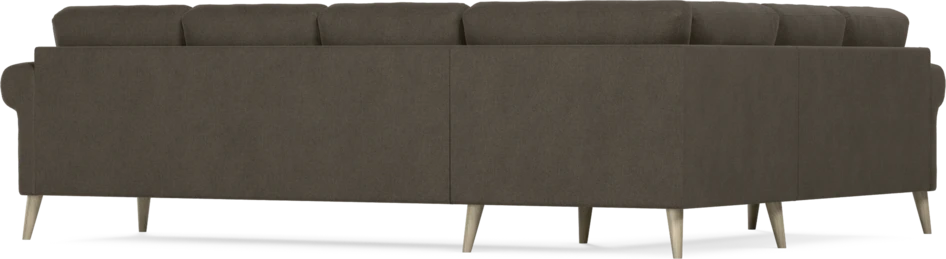 Eden - Hörnsoffa, 2+3-sits - Brun