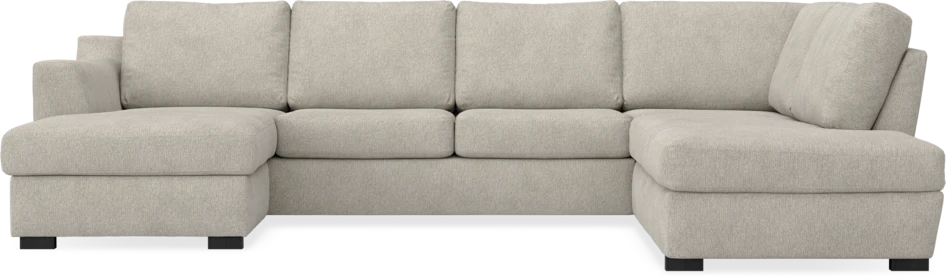 Friday - 3-sits soffa med schäslong vänster och divan höger - Beige
