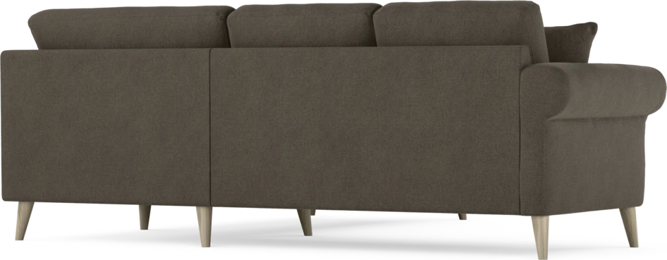 Eden - Hörnsoffa, 2+2-sits - Brun