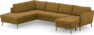 County - 3-sits soffa med divan vänster och schäslong höger - Gul